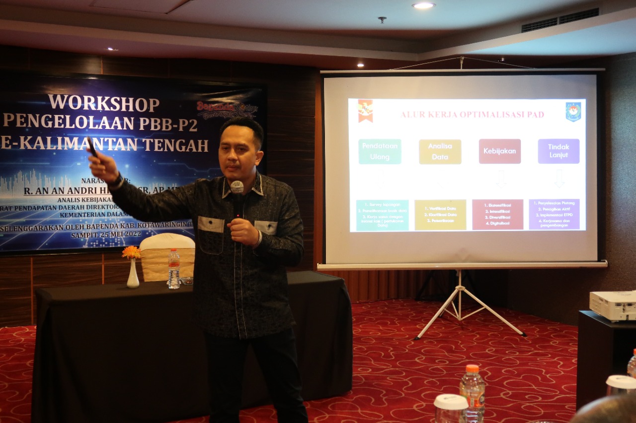 Workshop pengelolaan PBB-P2 Se-Kalimantan Tengah